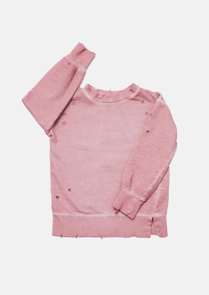 Booso džemperis torn sweatshirt pink